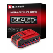 Einhell 4511618 SEALED Power X-Change PLUS Batteria 18 V 3 Ah IP57 LED a 3 livelli colore Nero Rosso