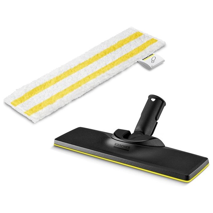 Kärcher 2.863-337.0 EasyFix Set Bocchetta Pavimenti Accessorio Pulitore a Vapore SC Panno Microfibra colore Nero