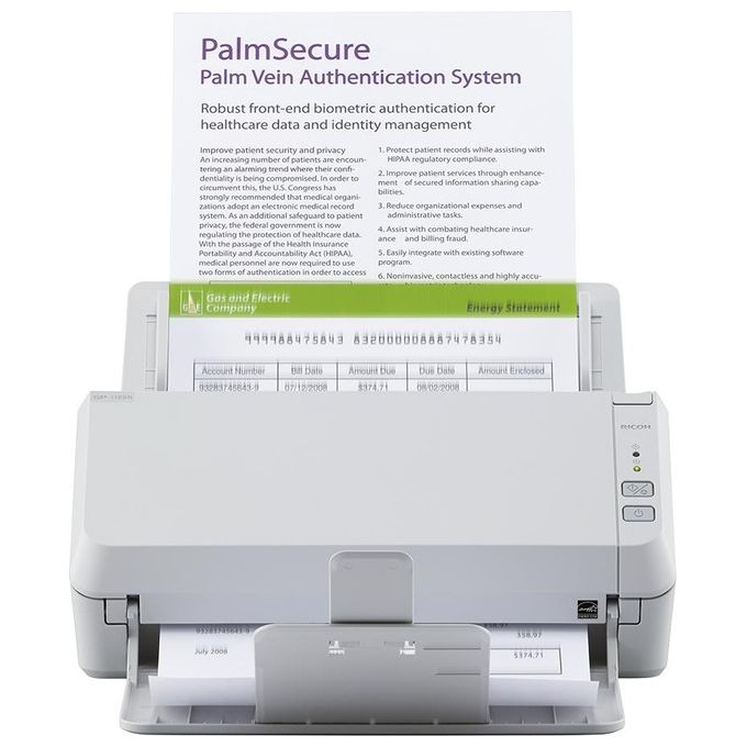 Fujitsu SP-1125N 600x600 Dpi Scanner ADF Grigio A4