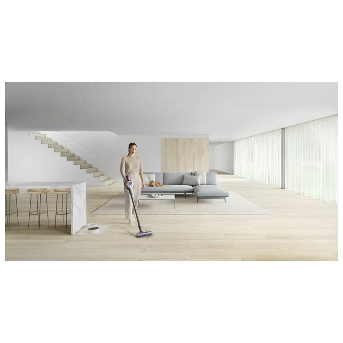 Dyson v8 advanced aspirapolvere senza filo 2in1 nichel argento 425w 40min autonomia
