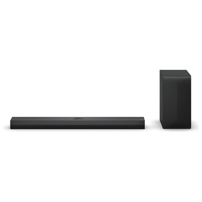 LG S70TY Soundbar 3.1.1 canali 400W Dolby Atmos DTS:X Speaker Centrale Up-Firing Subwoofer Wireless colore Nero