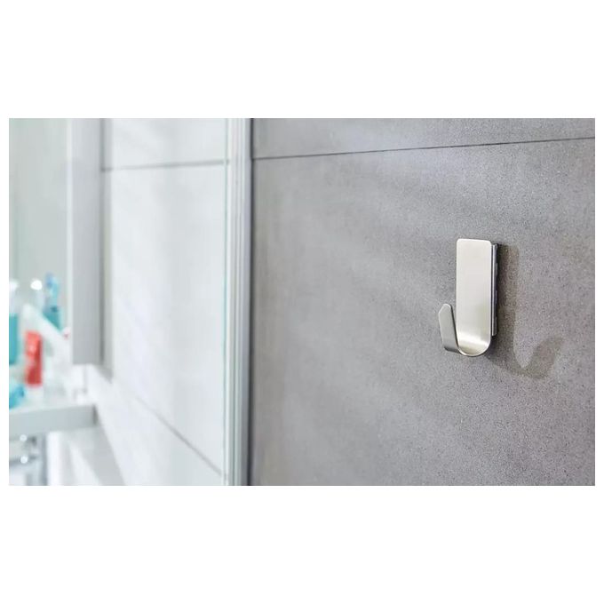 Tesa Gancio Appenditutto in Acciaio Powerstrips Waterproof