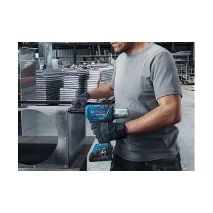 Bosch 0 601 9K5 001 GRG 18V-16 C Rivettatrice Elettrica a Batteria 18 V 4 Ah 16000 N Motore Brushless Bluetooth Integrato colore Nero Verde