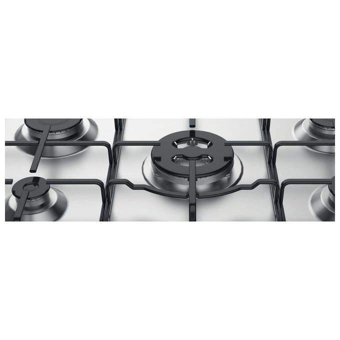 Hotpoint Ariston PCN 752 T -IX-HAR Piano Cottura a Gas 5 Zone 75 cm Acciaio Inox