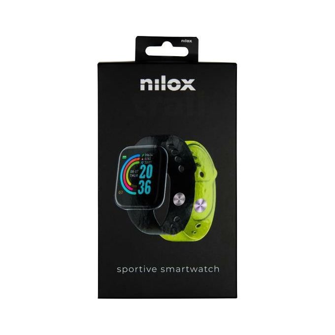 Nilox Trailband Smartwatch con Monitoraggio Salute Fitness e Notifiche Autonomia fino a 5 Giorni