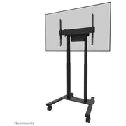 Neomounts W127366252 FL55-875BL1 Carrello TV Motorizzato per Display 55-100 Pollici VESA 100x100-800x600 Altezza Regolabile con Telecomando Ruote Bloccabili Fino a 110 Kg colore Nero