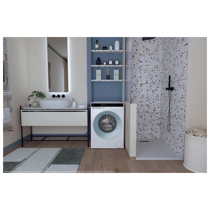 Candy EY27SE7 Lavatrice slim a carica frontale 7Kg 1200 giri classe a Motore Inverter Vapore Profondita' 44cm