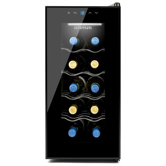 G3 Ferrari G90047 Riservetta 10 Cantinetta Termoelettrica 10 Bottiglie 28 L Doppia Peltier 35 dB Classe E Display LED colore Nero