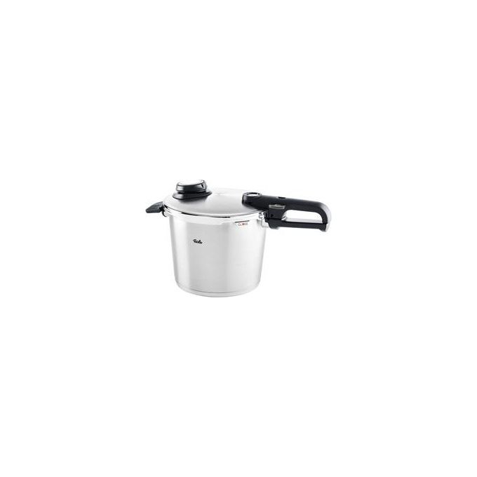 Fissler 622-412-06-070-0 Vitavit Premium Pentola a pressione 6 L 22 cm 4 livelli cottura inclusi induzione acciaio inox colore Acciaio