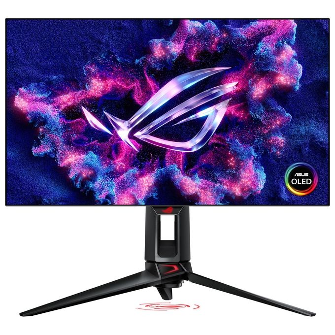 [Comenuovo] ASUS Monitor Gaming ROG Swift OLED PG27AQDP WOLED da 27'' QHD (2560 x 1440) 480Hz 003 ms compatibile G-SYNC dissipatore di calore personalizzato ASUS OLED Care+ Assistente AI luminosita' uniforme 99% DCI-P3