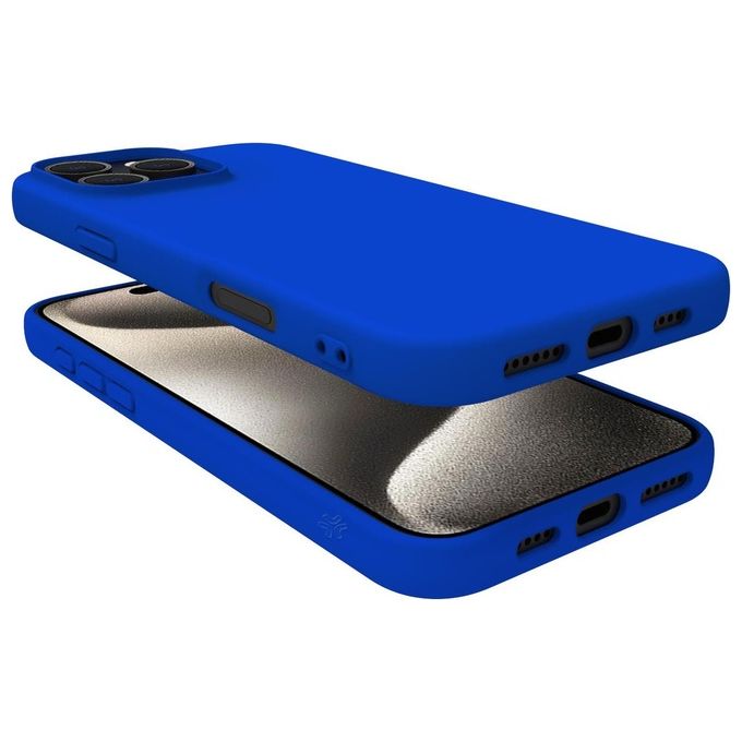 Celly Cromo Cover per iPhone 16 Pro Max Blu