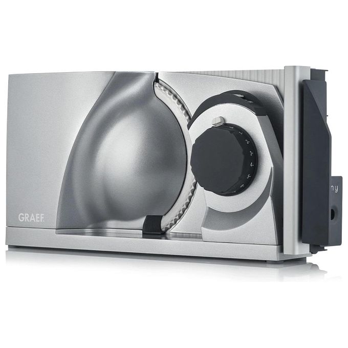 Graef MT1000EU MYtiny Affettatrice Elettrica Pieghevole lama 170 mm taglio 0-15 mm 170W colore Argento