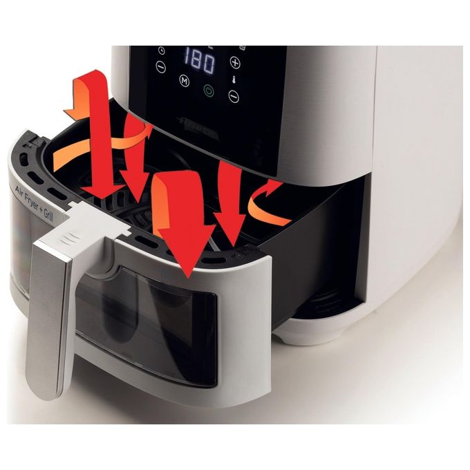 Ariete 4626 Friggitrice ad aria 6 L 1300 W 8 programmi preimpostati Display Touch colore Bianco