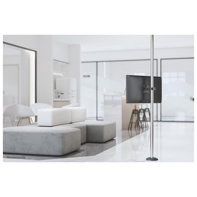 Neomounts FL40-430BL11 Supporto da Palo per TV e Monitor Full Motion Inclinazione -30 30° Rotazione 360° VESA 75x75 100x100 mm Diametro Palo 28-60 mm colore Nero
