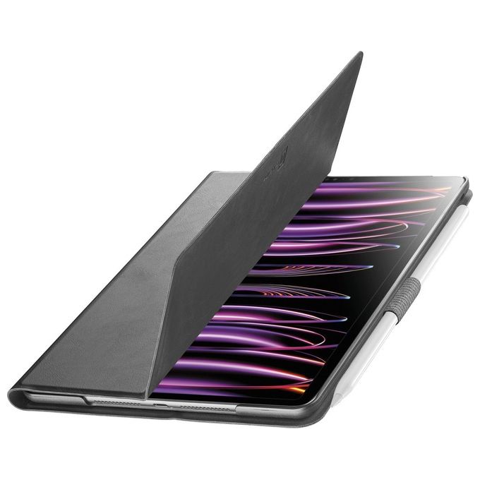 Cellularline FOLIOIPADPRO24129K Folio Custodia per iPad Pro 12.9'' con Funzione Stand e Sleep-Wake colore Nero