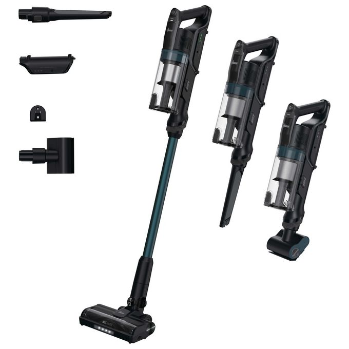 Hoover HF1P10P011 HF1 Plus Aspirapolvere a Bastone Ciclonico Senza Sacco 0,7 L 165 W 45 min autonomia colore Nero Blu