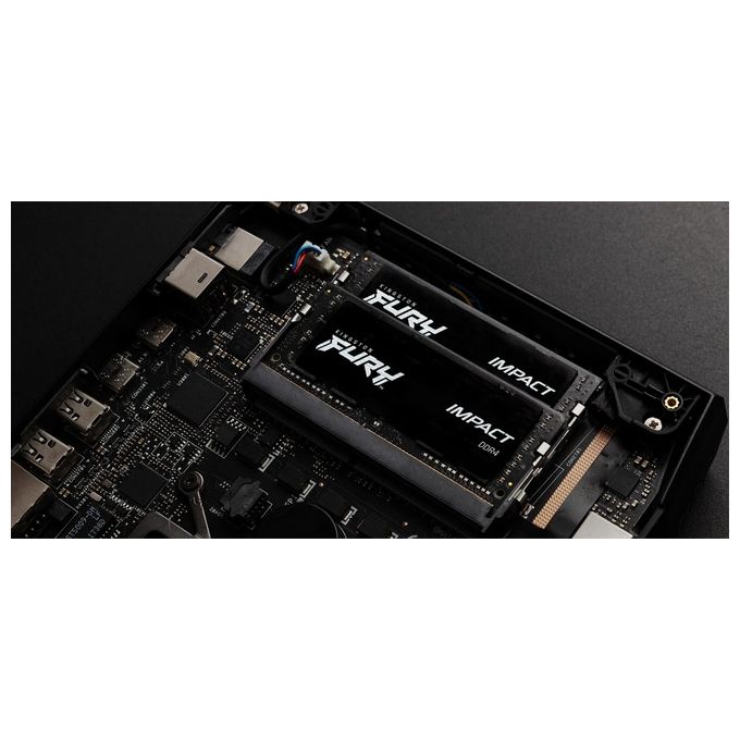 Kingston KF432S20IBK264 FURY Impact Memoria RAM DDR4 64GB 2x32GB 3200MHz CL20 SO-DIMM 260-pin 1.2V colore Nero
