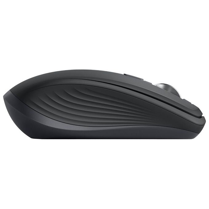 Logitech 910-006929 MX Anywhere 3S Mouse Wireless Compatto 8000 DPI Bluetooth RF Clic Silenzioso 6 Tasti USB-C colore Grafite