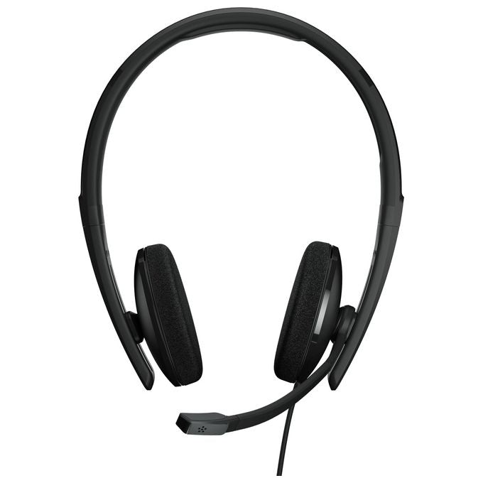 EPOS 1000901 ADAPT 160T USB II Auricolare Cablato USB Tipo A Certificato Microsoft Teams Microfono con Cancellazione del Rumore colore Nero