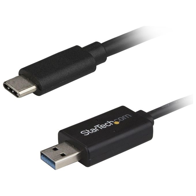 StarTech USBC3LINK Cavo di Trasferimento Dati USB-C a USB-A 2 m fino a 5 Gbps colore Nero