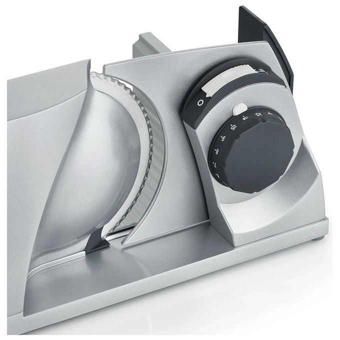 Graef MT1000EU MYtiny Affettatrice Elettrica Pieghevole lama 170 mm taglio 0-15 mm 170W colore Argento