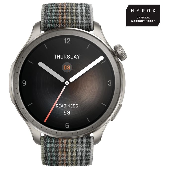 Amazfit A2286 Balance Smartwatch 1.5'' AMOLED 46mm GPS NFC Chiamate Bluetooth 14 giorni batteria colore Grigio