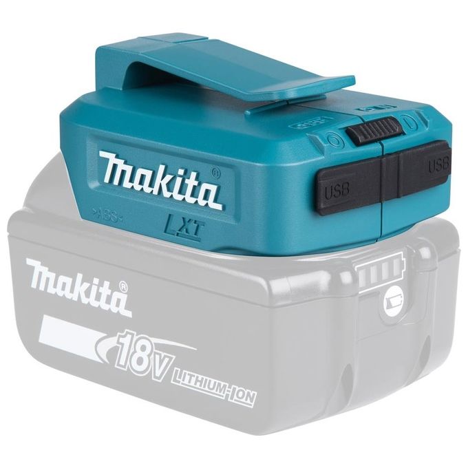 Makita DECADP05 Adattatore 14.4 - 18V per Dispositivi USB