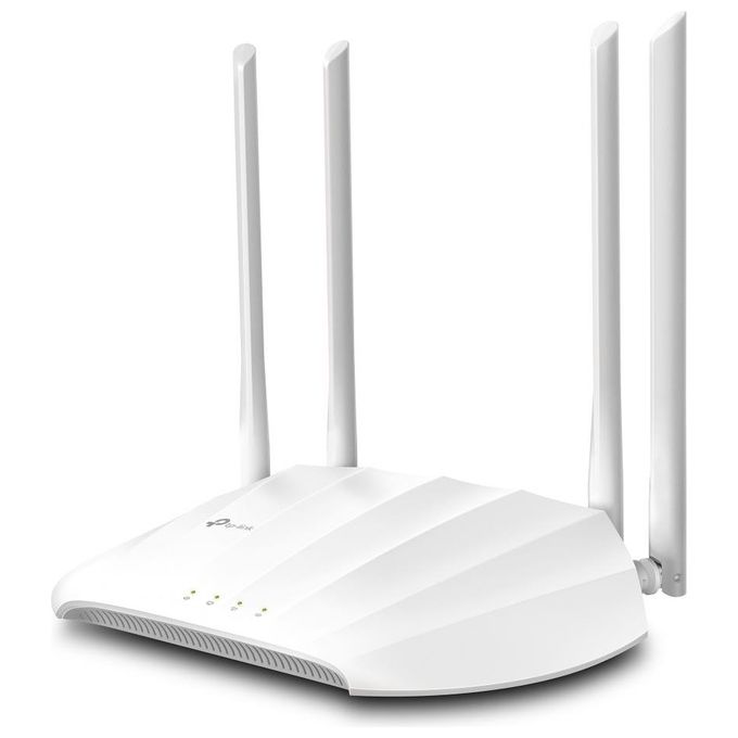 TP-Link TL-WA1801 Access Point Wi-Fi 6 AX1800 Dual Band Gigabit PoE passivo 4 antenne WPA3 MU-MIMO colore Bianco