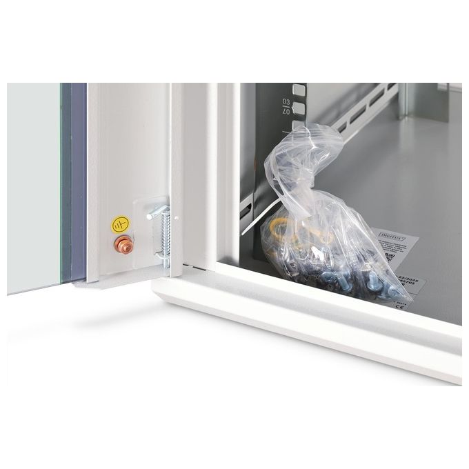 Digitus Armadio Rack 19'' 12 Unita' da Muro 505x600x600 Grigio Porta Vetro