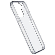 Cellular Line Cover Clear Strong per Galaxy S22+ Custodia rigida con bordi in gomma con tecnologia antibatterica integrata