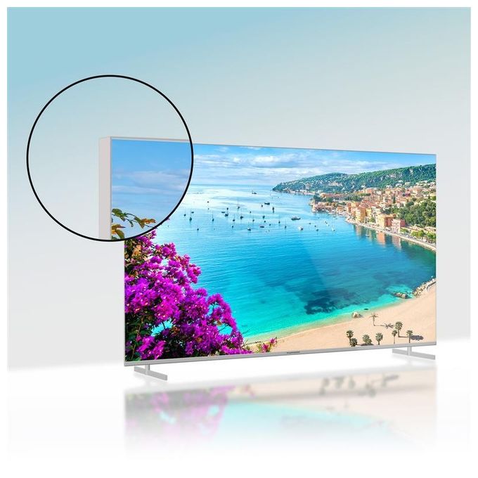 Thomson 55UA5S13W Smart TV 55'' 4K Ultra HD LED Android TV 11 Dolby Vision Dolby Atmos Wi-Fi colore Bianco