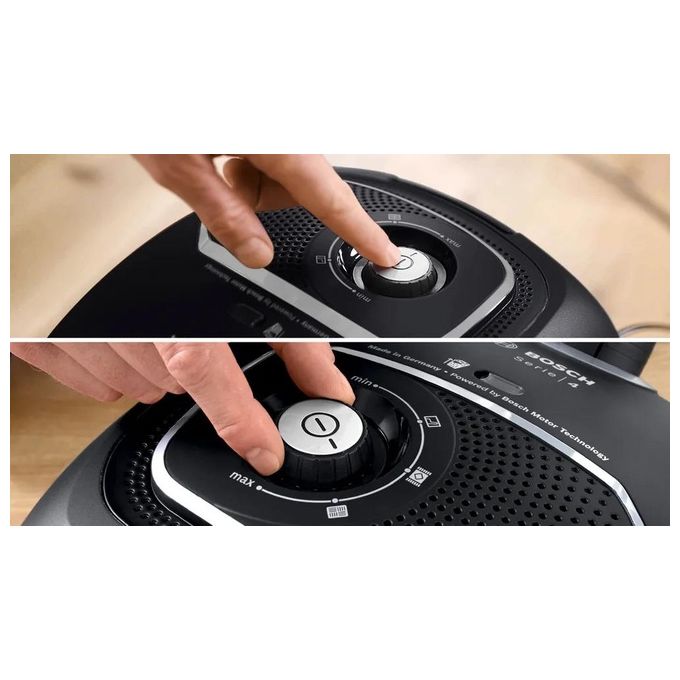 Bosch BGB41BA1 Serie 4 Aspirapolvere a Traino con Sacchetto 4 L 600 W 75 dB colore Nero