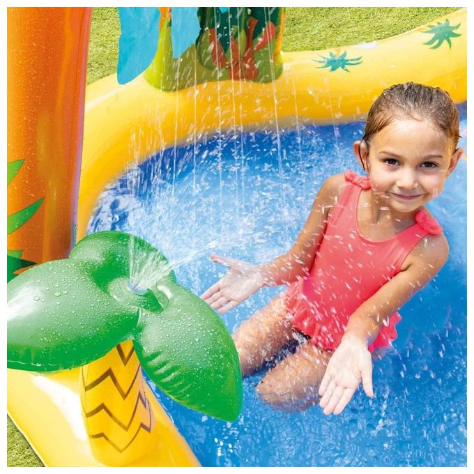 Intex Playground Dinosauri Multicolore 249 x 191 x 109 cm 57444NP
