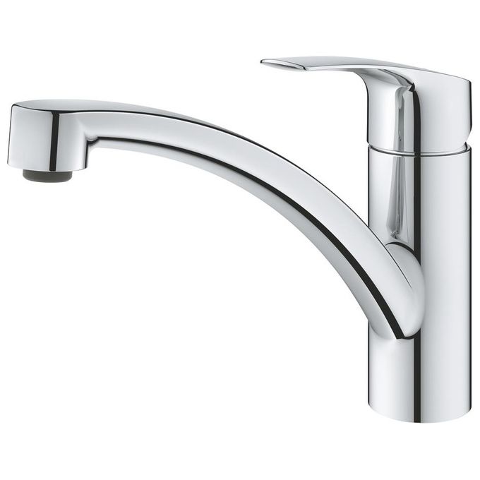 Grohe 33281003 Eurosmart Miscelatore Lavello Monocomando Canna Bassa Monoforo Ugello Girevole 140° SilkMove colore Cromo