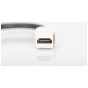 Digitus Modulo Keystone Hdmi Femmina-Femmina con Cavo 12cm per Placche a Muro o Pannelli Patch