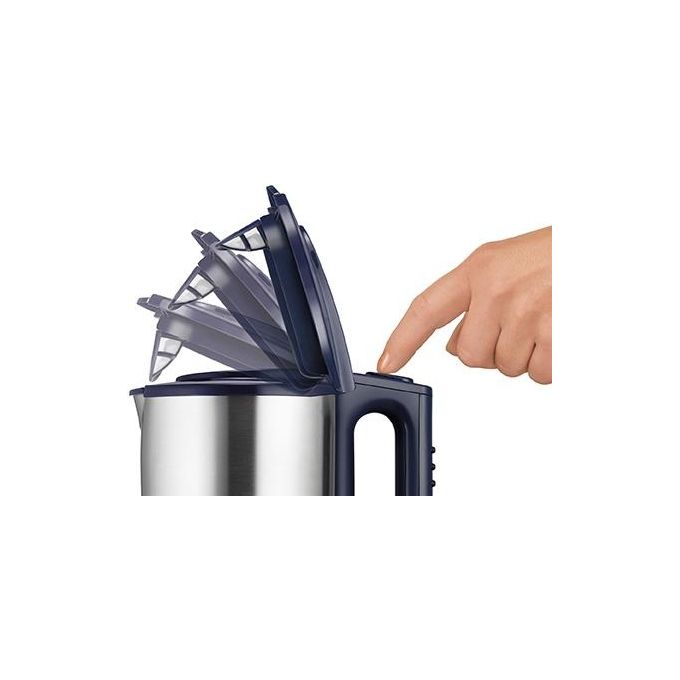 Unold 18018 Bollitore Elettrico 1,5 L 2200 W Elemento Riscaldante Nascosto Base Girevole 360° colore Blu