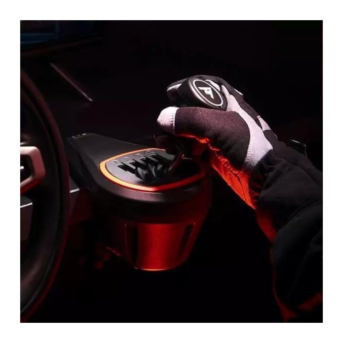 Thrustmaster TH8S Shifter Add-On Cambio Manuale 7 Marce Schema H USB compatibile PS5 PS4 Xbox PC colore Nero Rosso