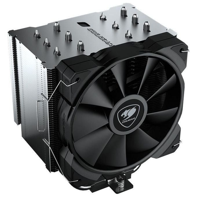 COUGAR 417071 Forza 85 Essential Dissipatore a Torre per CPU 6 Heatpipe 120 mm PWM Cuscinetto Idraulico colore Nero