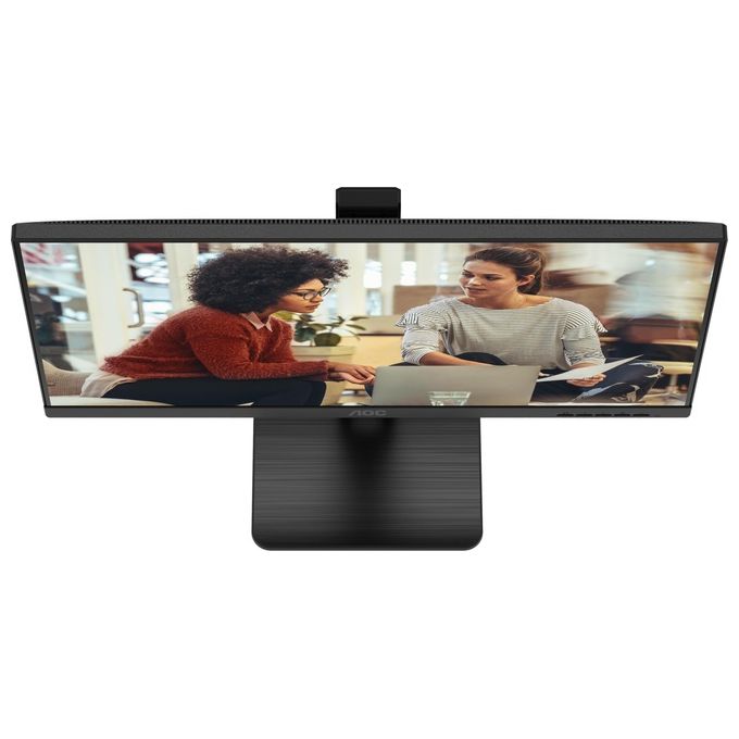 AOC U27E3UF Monitor PC 27'' IPS 4K UHD 3840x2160 60 Hz Adaptive Sync Altoparlanti Hub USB 3.2 Regolazione Altezza colore Nero