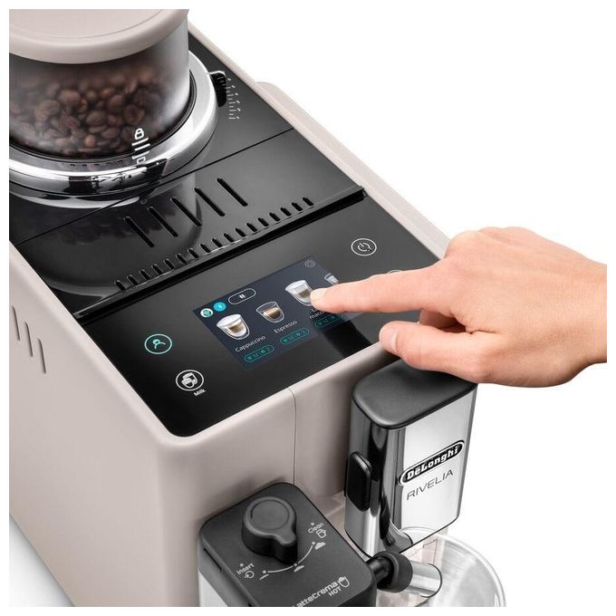 De'Longhi EXAM440.55.G Rivelia Macchina da caffe' Automatica 1,4 L 19 bar 1450 W Bean Switch LatteCrema Hot colore Grigio 16