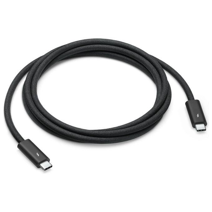 Apple MW5J3ZM-A Cavo Thunderbolt 4 Pro 1,8 m Trasferimento dati fino a 40 Gbps Ricarica fino a 100 W colore Nero
