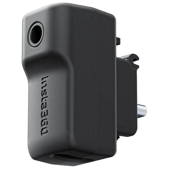 Insta360 Adattatore per Microfono Compatibile con X4 Nero