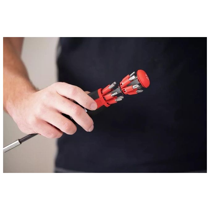 Wiha Liftup 25 Officina e Meccanica KIT_ Cacciaviti 12 Parti Brugola Interna Esagono Esterno Croce Phillips Croce Pozi