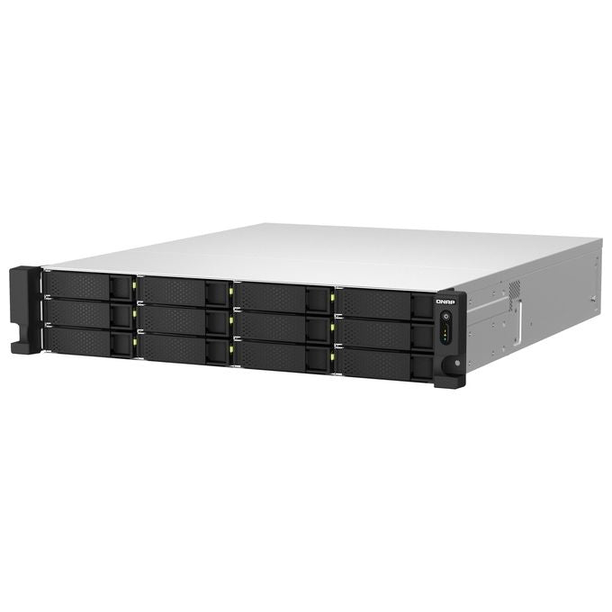 QNAP TS-H1887XU-RP NAS Armadio 2U Intel Xeon E-2336 32 GB DDR4 QuTS hero Nero Bianco