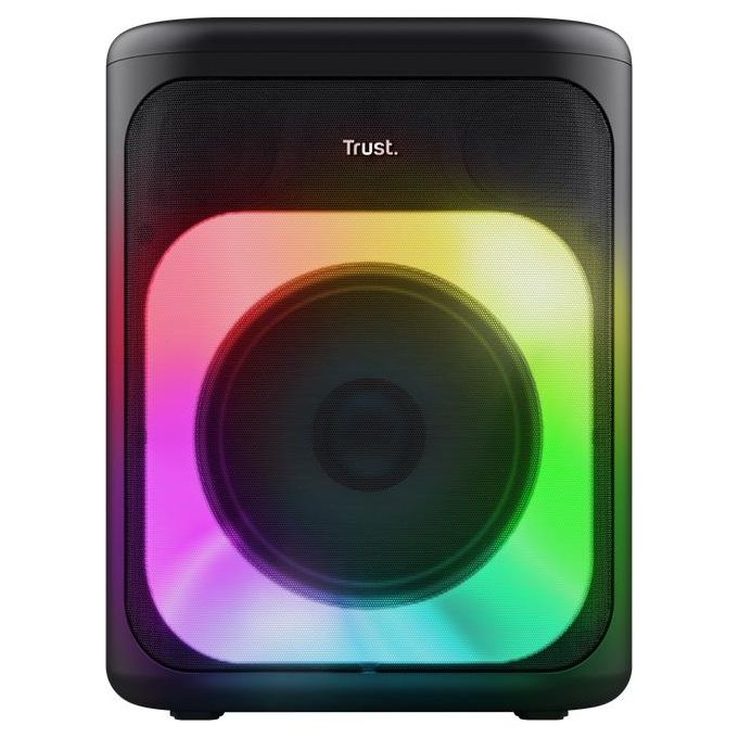 Trust 25280 Azura Cassa Bluetooth per Feste Portatile 50W LED RGB IPX4 11h autonomia colore Nero