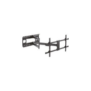 G.B.S. Elettronica ELB-4380-3 Supporto TV da muro snodabile per TV 43-80'' VESA 800x400 max 50 Kg rotazione ±90° inclinazione -5° a +15° colore Nero