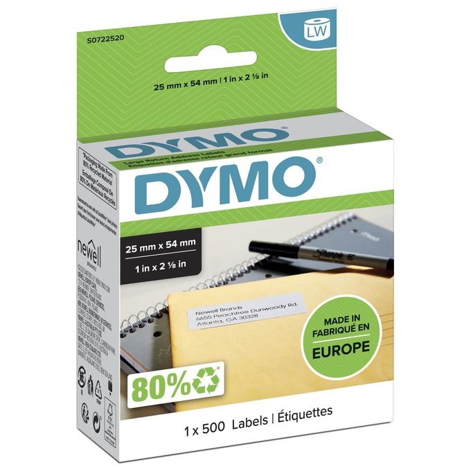 Dymo Cf500 etichette Labelwriter 25x54mm Bianco