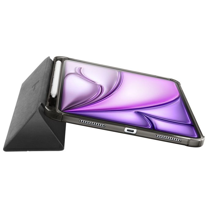 Cellularline FOLIOIPAD24129K Folio Custodia a libro per iPad 12.9'' con funzione stand e Sleep Mode colore Nero