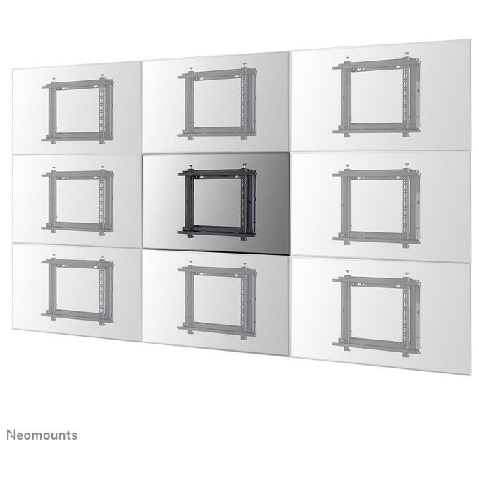 Neomounts WL95-800BL1 Supporto Videowall da Parete Pop-out per Schermi 42''-70'' VESA 200x200-600x400 mm Max 35 Kg colore Nero