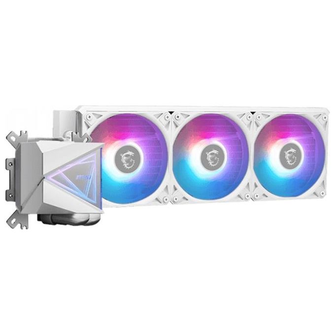 MSI 306-7ZW8A21-C24 MAG CORELIQUID I360 Dissipatore a Liquido AIO 360mm 3 Ventole ARGB 120mm Socket Intel AMD colore Bianco